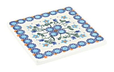 Blue Rose Polish Pottery Savannah Tile
