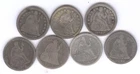 7- Seated Liberty Dimes + 1853, 1854, 1857, 1873, 1875, 1889, 1891 + No Reserve!
