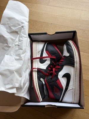 NIKE AIR JORDAN 1 MID  Weiß  Gym rot-schwarz EU 42 US 8,5 OVP Schuhe Sneaker