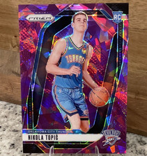 Panini 2024-25 Prizm Purple Ice Prizm Rookie /149 Nikola Topic #230 Thunder