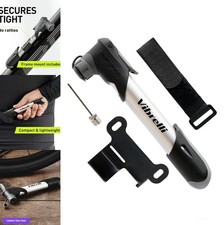 Mini Bike Pump 120 PSI Presta Schrader Bicycle Tire Pump Road MTB Frame Mounted