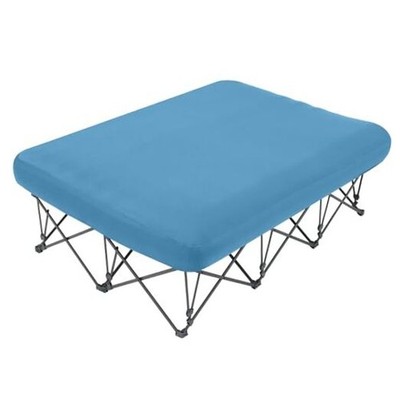 Queen Blue Folding Camping Cot for Adults - Folding Cot with Queen Blue