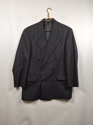 Franco Tassi Price & Company Pinstripe Blazer Suit Jacket 40R Tiny Flaw