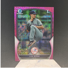Topps 2023 Bowman Chrome Luis Serna #BCP-168 Pink Mojo Refractor /199 Yankees