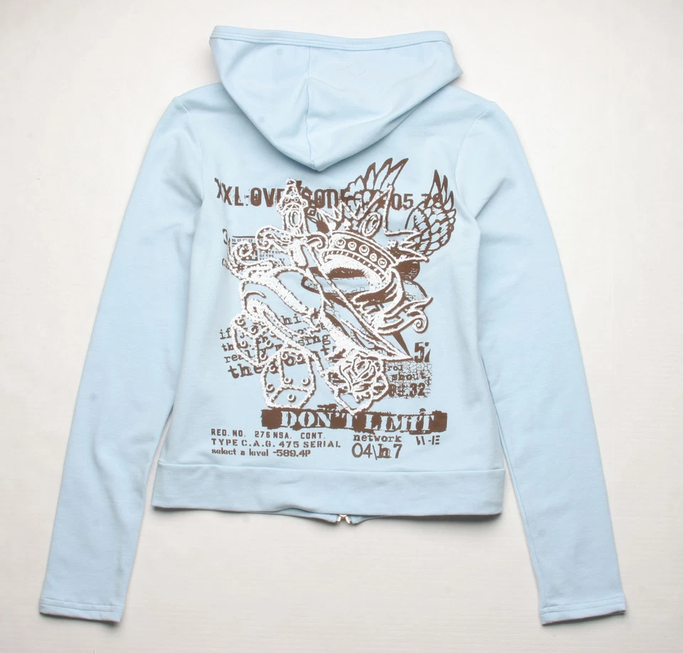 BEJEWELED FOREVER LOVE HOODY (BLUE) - Image 2 of 2