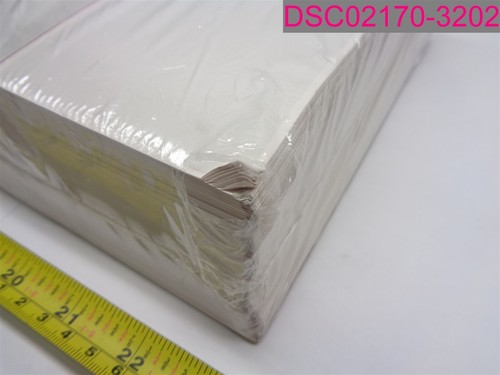 Rough Edges; 500 Sheets- LM832 Laser/Injet Blank Check Paper, Middle Format - Picture 7 of 7