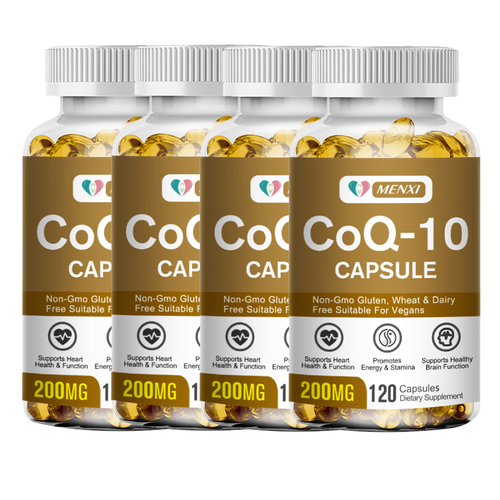 COQ 10 Coenzyme Q-10 120/240/480 Capsules 200mg Cardiovascular Health Anti-Aging - Picture 14 of 16