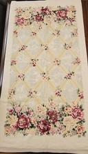 Vintage Glynda Turley Floral Towel made in USA
