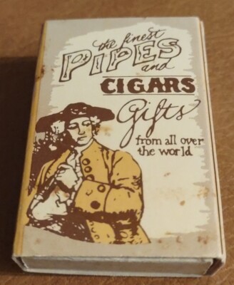Vintage The Tinder Box Cigar Pipe Tobacco Gift Shop Matchbox Empty