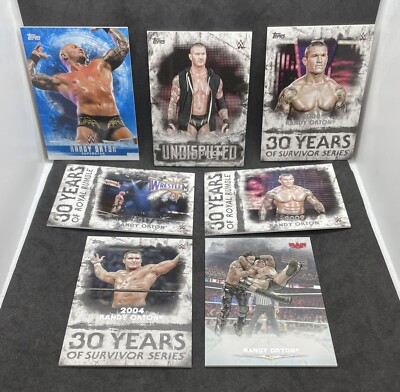 2017 5 2018 & 2020 Topps WWE Undisputed Randy Orton Cards RKO RK-Bro