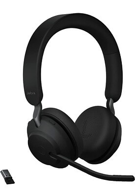 Jabra Evolve2 65 Stereo UC Wireless Headset with Link380c (25599-989-899-01)