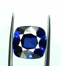 100 7.20Carat Kashmiri Royal Blue Sapphire Cushion Gemstone Certified