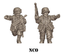 North Afrika/Africa Korps - Pair of NCOs - WW2/WWII -- Bolt Action 28mm/1:56