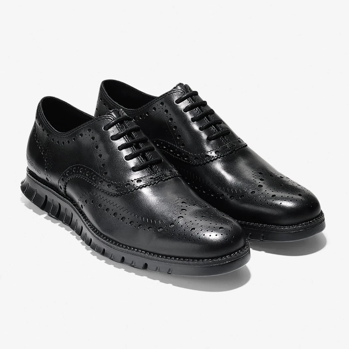 Cole Haan Men s Zerogrand Wingtip Oxford C20719 Black Black NWB