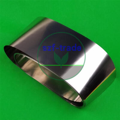 Feuille De Nickel Pure 99,96% - 0,1mm D'épaisseur X 80mm X 1000mm (1mètre) - Métal Fin