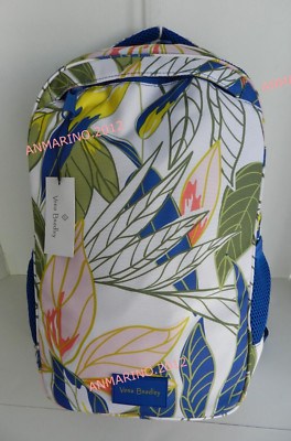 Vera Bradley Lighten Up Grand Backpack Rain Forest Laptop Bag MSRP $108 Vera Bradley Lighten Up Reactive Grand Backpack in Rain  main image 4