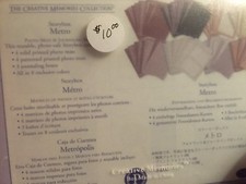 Creative Memories Metro Storybox Photo Mounting Mats Journaling Paper 4 X 6