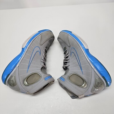 Nike Air Zoom Huarache 2K4 Wolf Gray Uni Blue 308475-002 Men’s Size 11 Nike Air Zoom Huarache 2K4 Wolf Gray Uni Blue 308475-002  main image 2