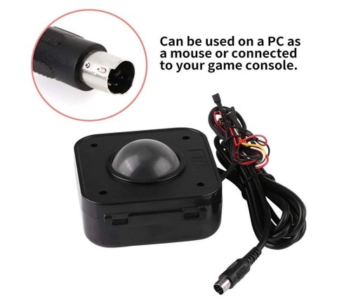 SPARIK ENJOY Arcade Trackball Mouse,4.5cm Lighted Illuminated Round LED Trackbal - Picture 3 of 6