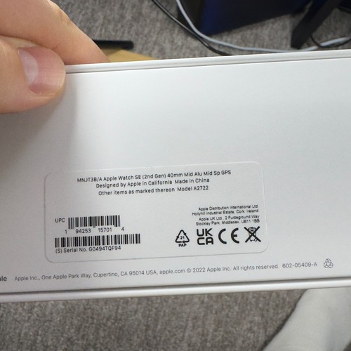 Apple Watch SE 2nd Generation - GPS - 40mm - Midnight - 89% BH - Zdjęcie 8 z 13