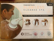 Flawless Cleanse Spa Spinning Spa Brush Finishing Touch 3 Heads 2 Speeds