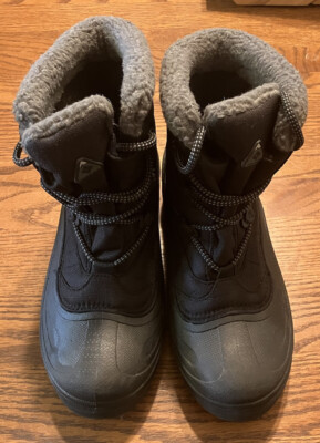 Womens 7 Columbia Cascadian Trinity Winter Insulated Black 