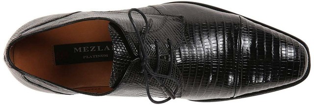 mezlan valdes genuine lizard cap toe derby