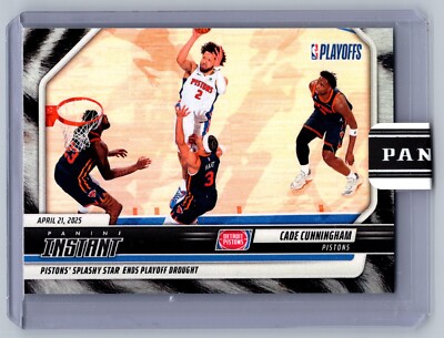 Cade Cunningham 2024-25 Panini Instant  Zebra SSP 1/5 Playoffs #540