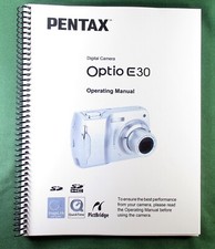 Ricoh Optio E30 OPerating Manual: 164 Pages Protective Covers