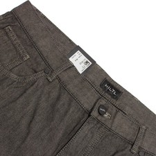 Hiltl NWT 5 Pocket Jean Cut Pants Size 38 US Noah In Solid Gray Cotton Blend