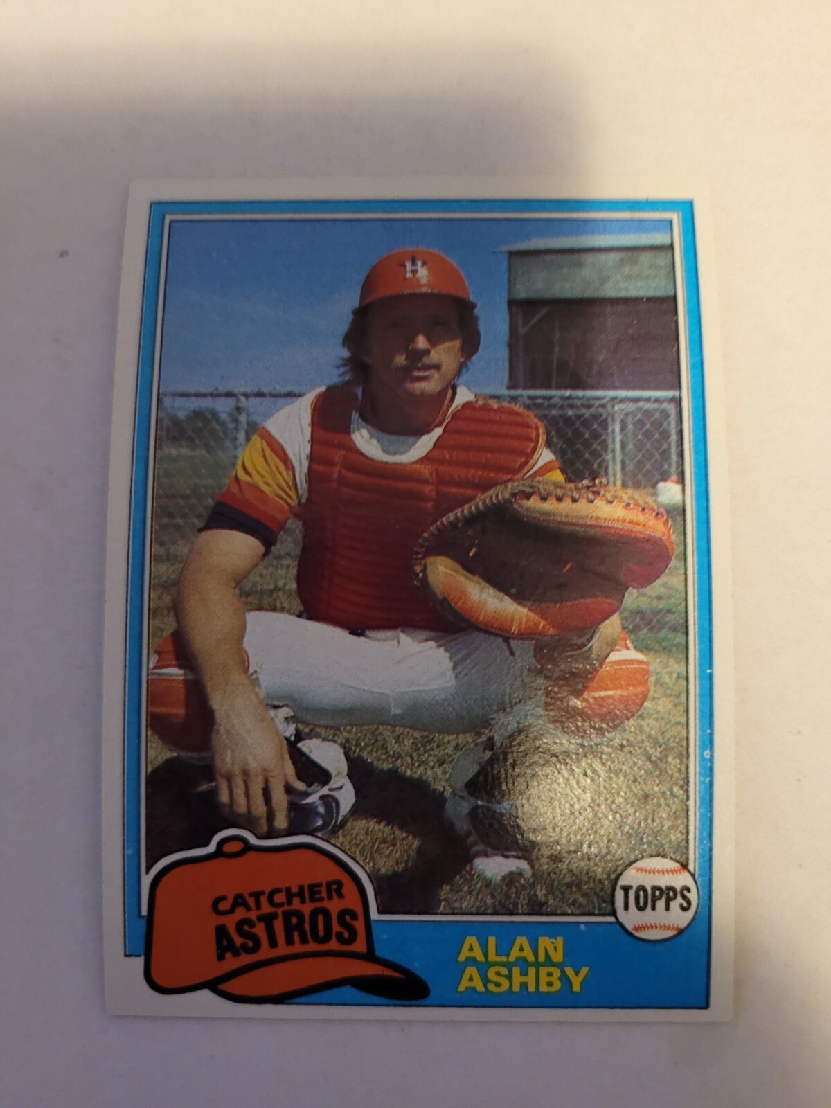 1981 TOPPS ALAN ASHBY #696 EX/NM