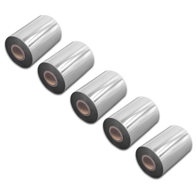 5x Thermotransfer Band für Bixolon Samsung SLP-TX403 SLP-TX400 Wachs Harz schwa