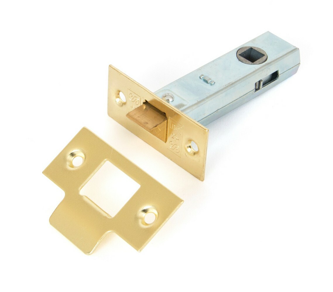 From The Anvil 91081 Electro Brassed 3"" Tubular Mortice Latch