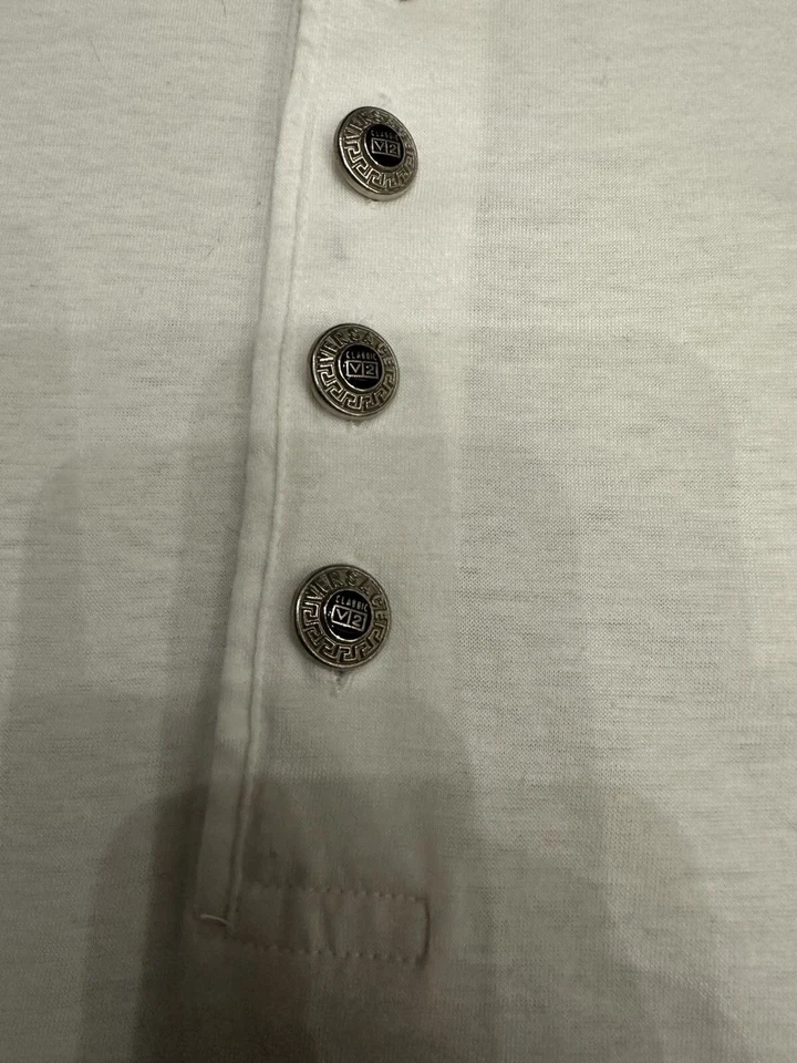 Polo Versace Classic V2 blanco vintage grande Foto 4 de 4