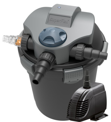 Superfish TopClear Set Druckfilter 10.000 inkl. UVC 9  Watt und Teichpumpe