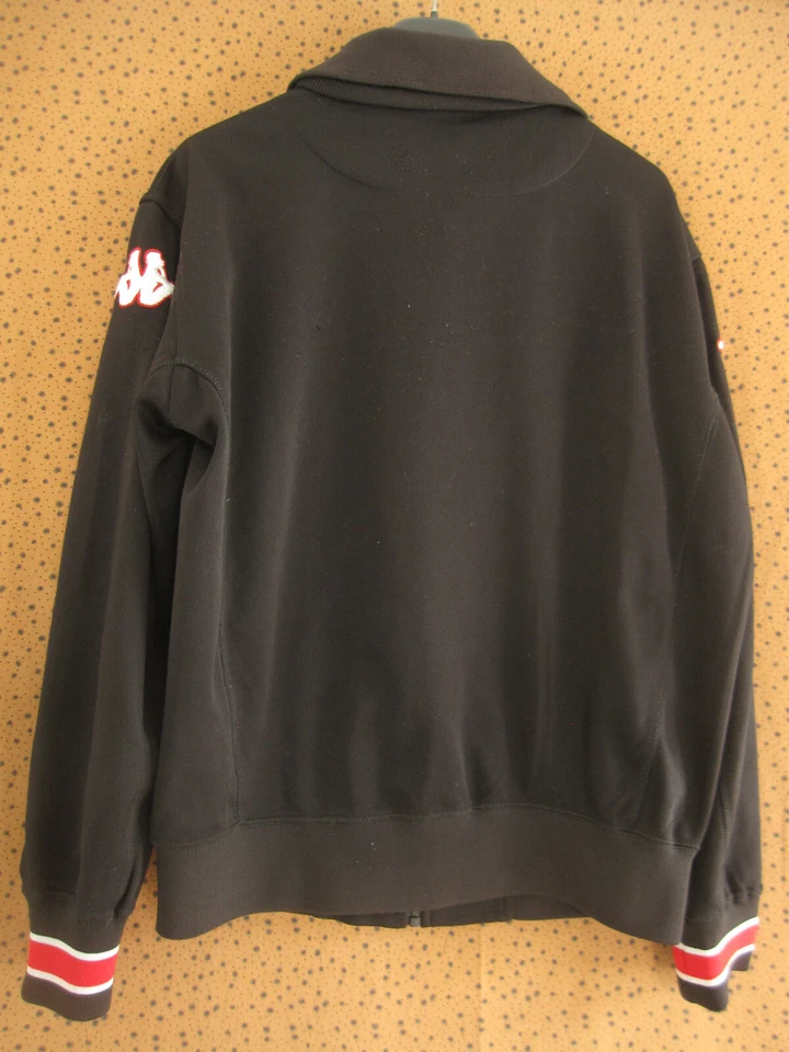 Veste Toulouse Vintage Noir rouge Jacket Homme Kappa Sport football - M - Photo 2/4