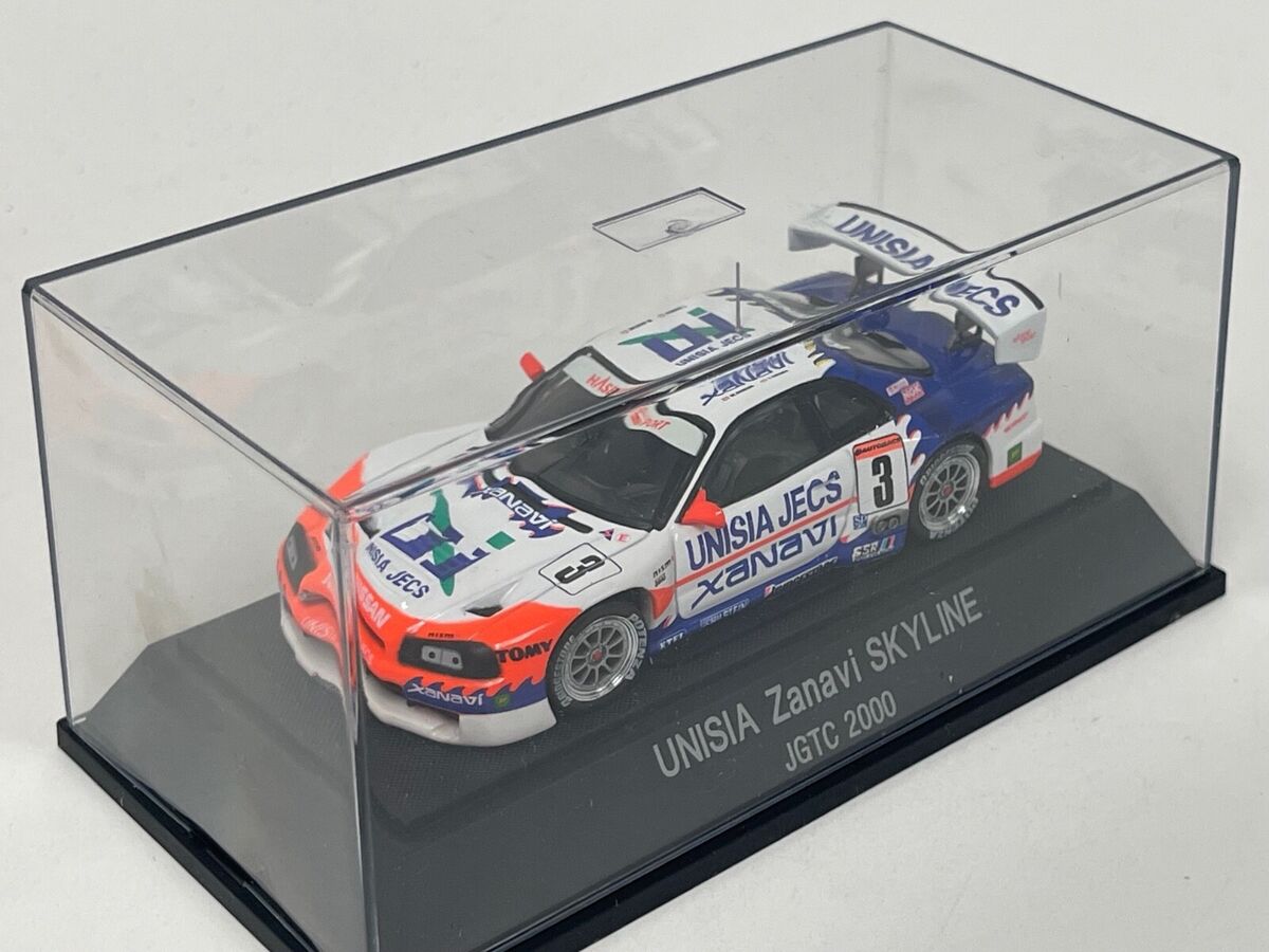 1/43 Ebbro Unisia Zanavi Nissan GT-R R34 JGTC 2000 car #3 1/43 Ebbro Unisia Zanavi Nissan GT-R R34 JGTC 2000 car #3