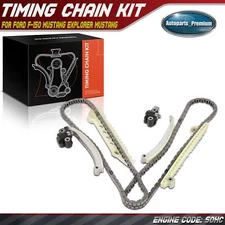 8pcs New Engine Timing Chain Kit for Ford F-150 Mustang Explorer Mustang E250