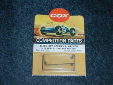 EARLY VINTAGE COX 3305 ALLEN SET SCREWS AND WRENCH - VERY HARD TO FIND ITEM