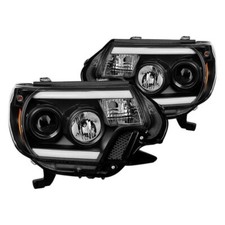 Black Led Light Tube Projector Headlights For Toyota Tacoma 2012-2015 Black Led Light Tube Projector Headlights For Toyota Tacoma 2012-2015