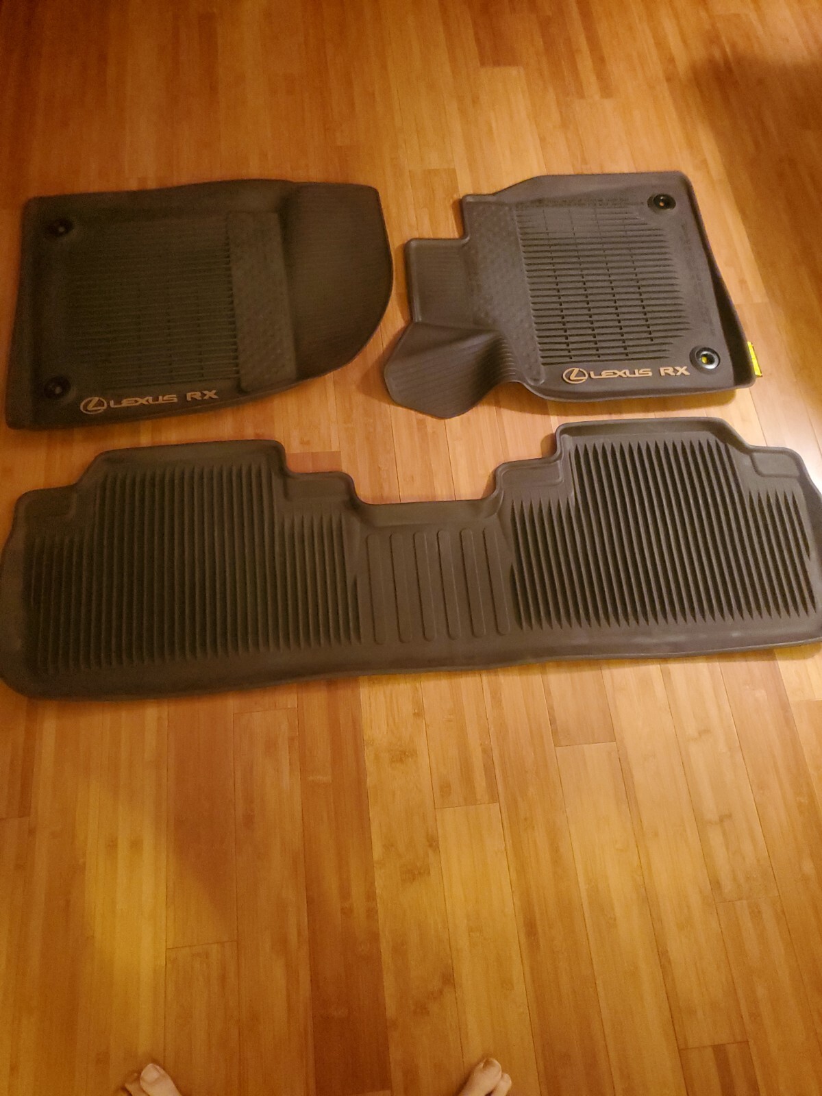 Lexus RX350 RX450H (20162022) OEM ALL WEATHER FLOOR "LINER" MATS 3pc