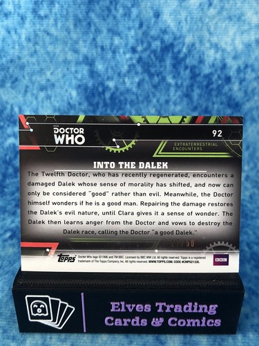 Doctor Who Extraterrestrial Encounters PURPLE /50 SINGLE Non-Sport Trading Card - Picture 166 of 184
