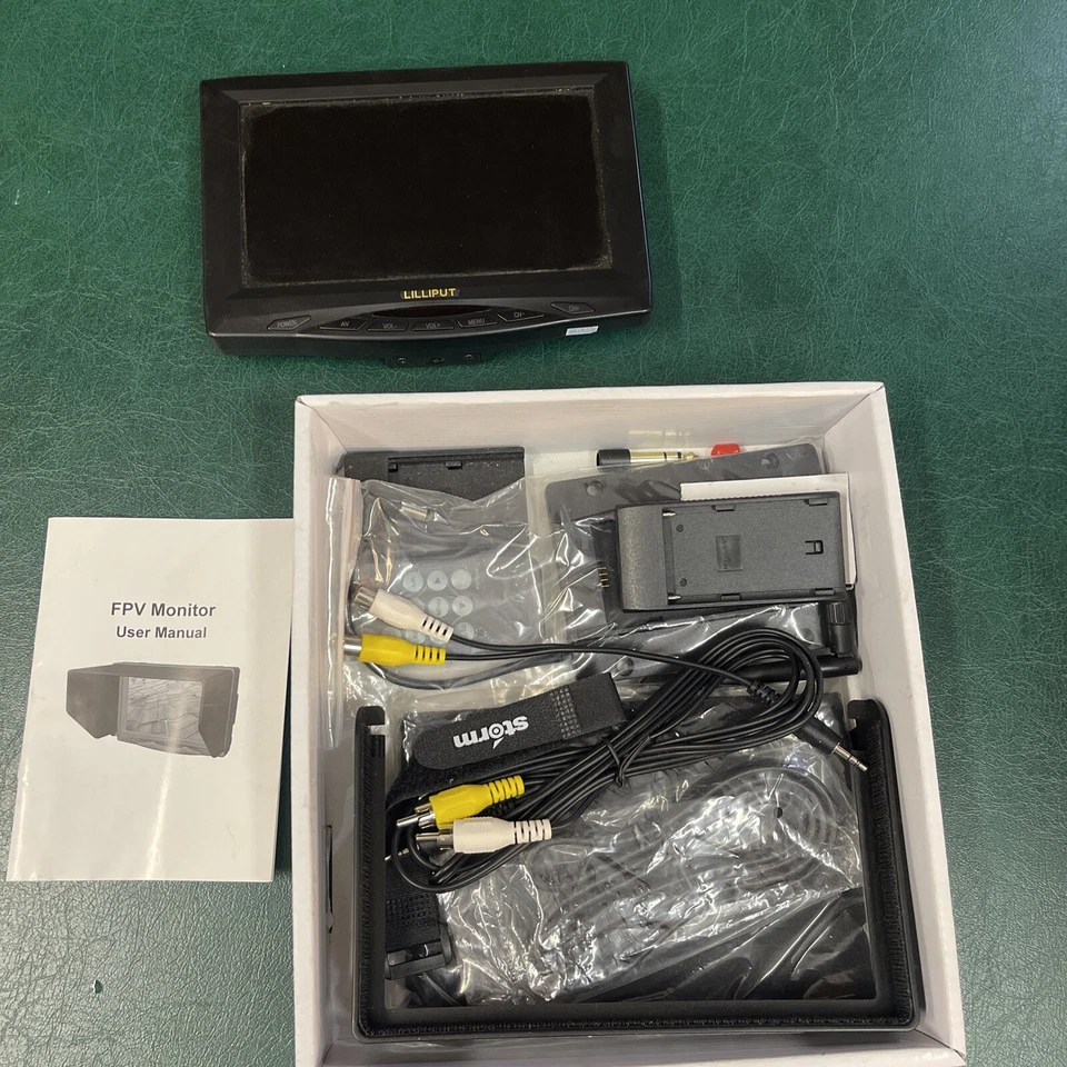 Lilliput 7" 329/W Monitor for FatShark 5.8GHz FPV Aerial Flying Wireless Camera - Image 2 of 3