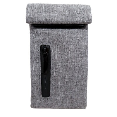 Smell Proof Bag with Rolled Top and Hook & Loop Closure 3.25'' x 6'' Small Travel