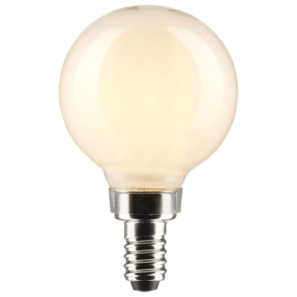 SATCO S21212 - 5.5 Watt G16.5 LED Candelabra Bulb - 2700K - 120 Volts (6 Pack) - Image 2 of 4