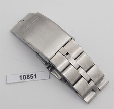 OROLOGIO DA UOMO CRONOGRAFO VINTAGE SEIKO SS BAND 6138 0040 BULLHEAD FISHBONE BV10851