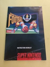 Super Nintendo Super Play Action Football instruction booklet, 1992