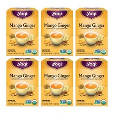 Yogi Mango Ginger Tea Bags Organic 96 Count Digestive Support Blend