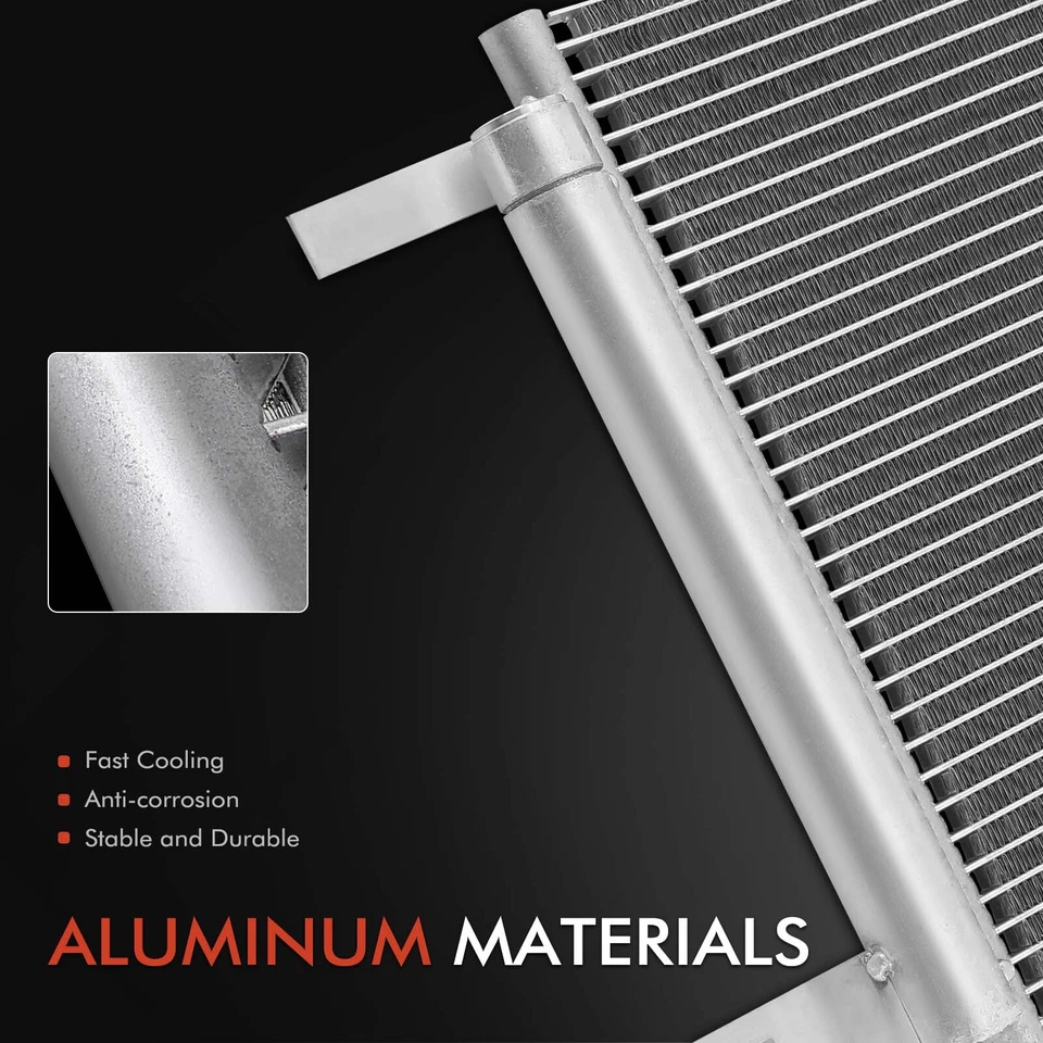 Condensador de aire acondicionado flujo paralelo con receptor secador y soporte para Mazda 6 2009-2010 Foto 2 de 4