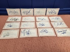 NFL Pro Football Hall Of Fame Autograph Lot Of 16 Autographs On Cards